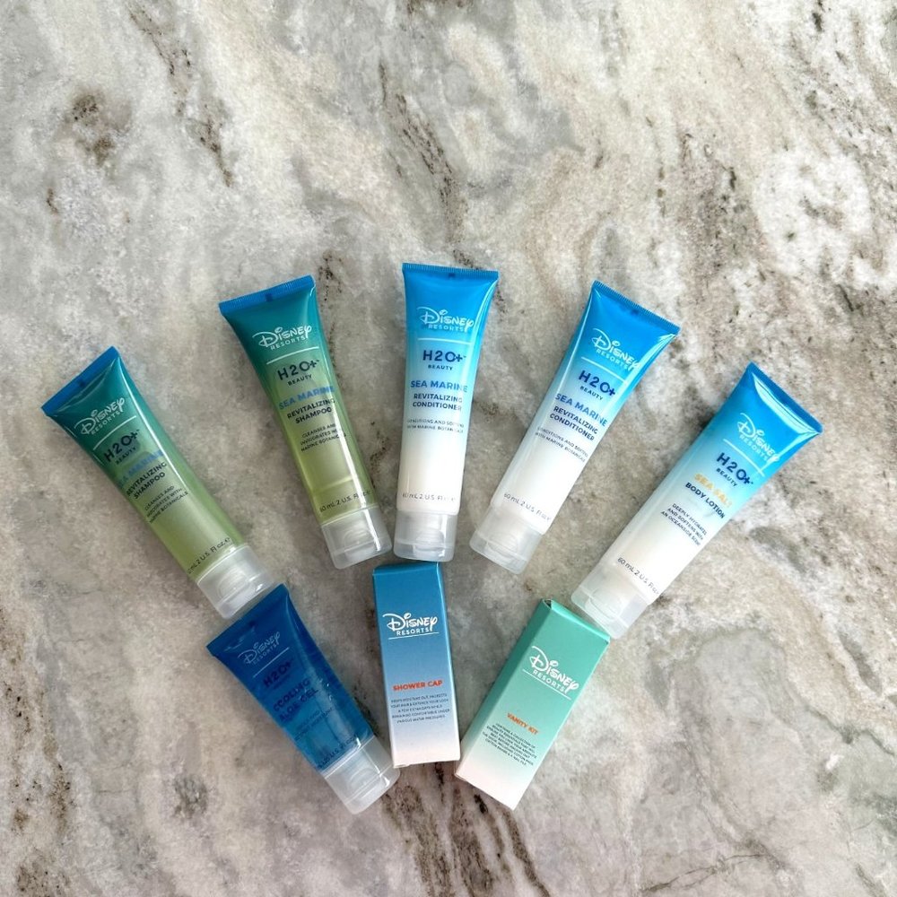 DISNEY RESORTS H2O+ SEA MARINE SHAMPOO CONDITIONER BODY LOTION ALOE GEL & MORE!